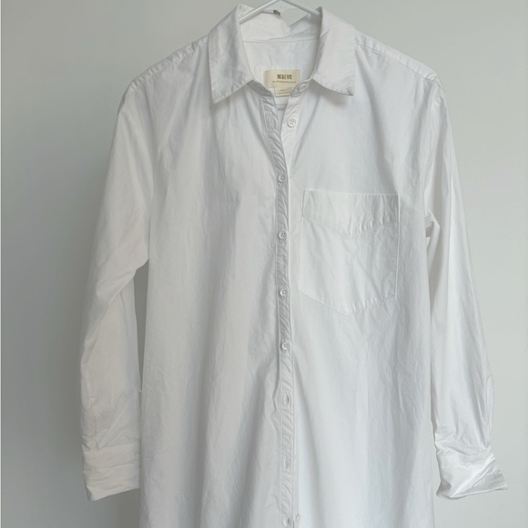 Anthopologie’s Mauve The Soren Shirt Dress XS - Picture 4 of 6